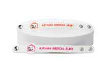 Load image into Gallery viewer, Asthma Medical Alert Bracelet - Hot Pink and Orange
